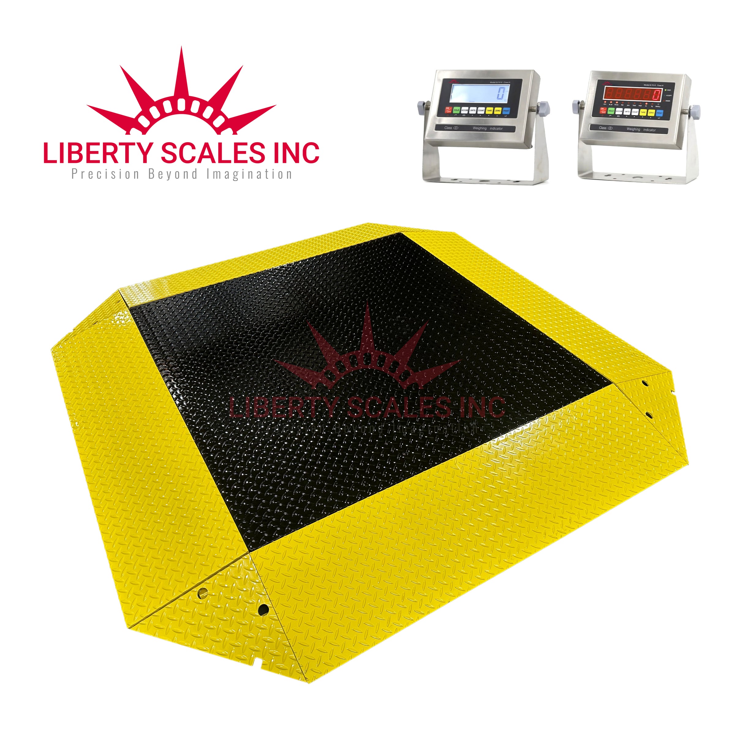 LS-960-4X4 Low Profile Pancake Floor Scale | 1000 Lbs x 1 Lb — Liberty ...