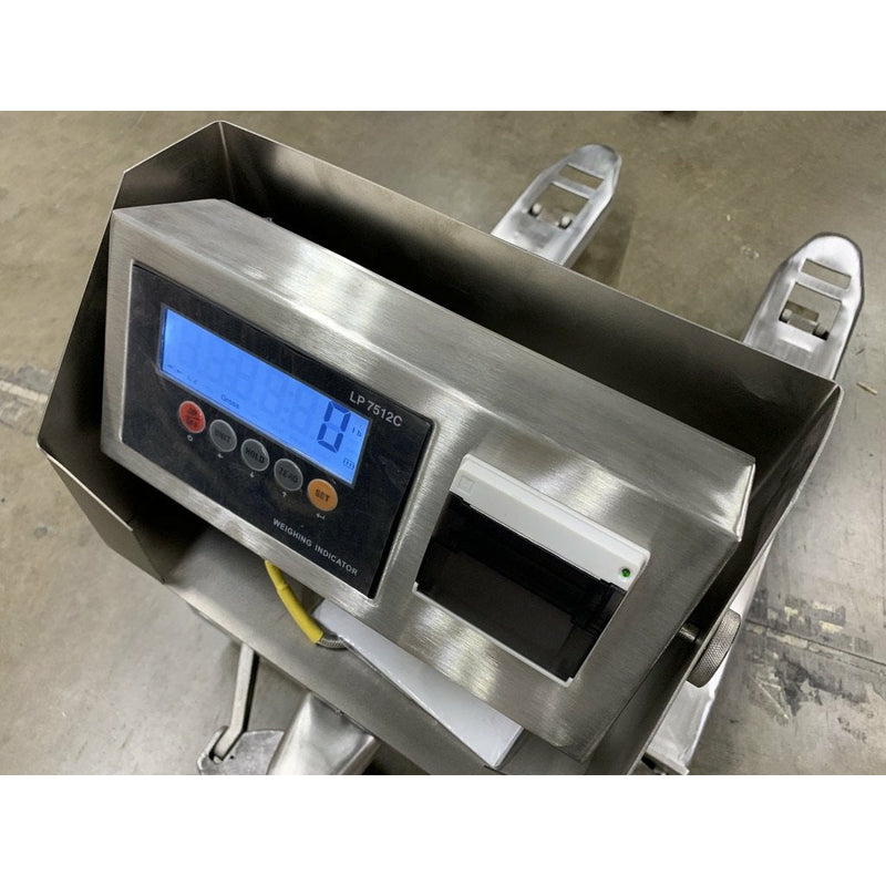 Liberty LS-3300-SS-PJP Pallet Jack Scale with Built-in Printer l 3300 lb Capacity