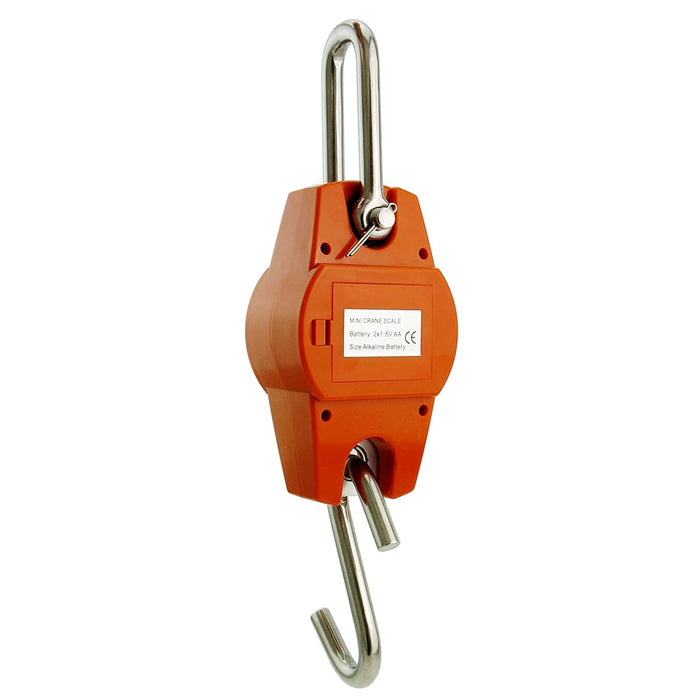 SellEton Portable Hanging Crane Scale - 600lb Capacity With LCD Display, Batteries Included