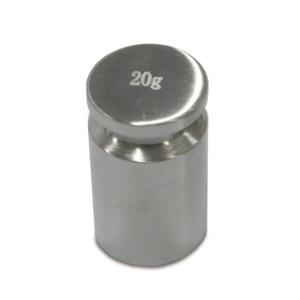 Ohaus ASTM Class 6 Weights - Cylindrical Model Weight, 20 g, Cyl, Body - Libertyscales