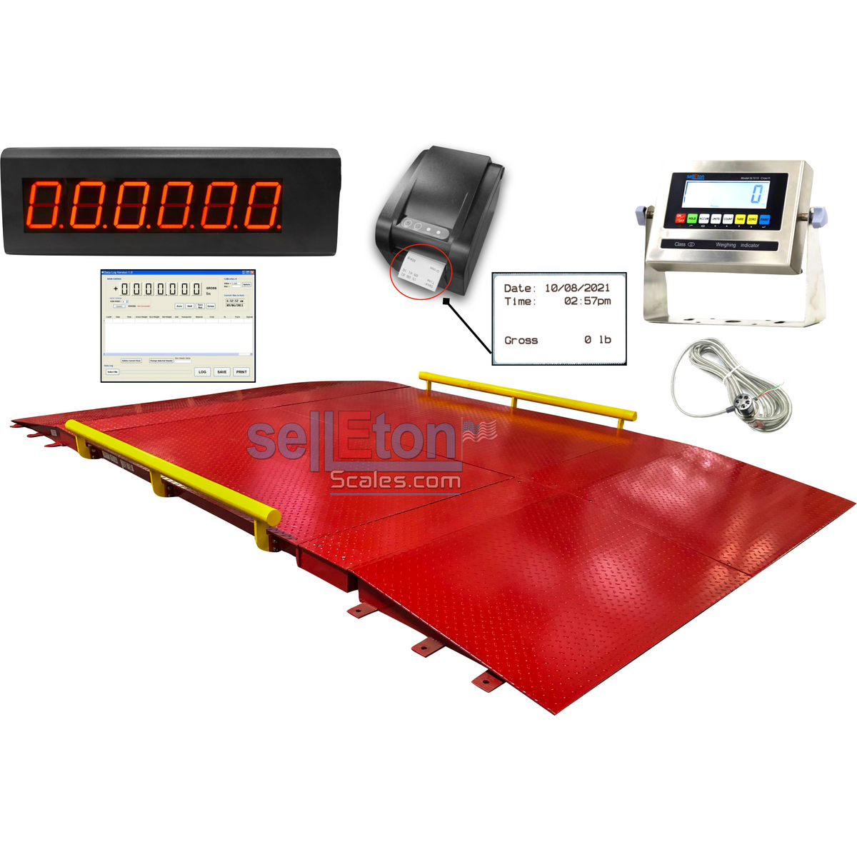 LS-934 Axle Truck Cargo Scale with Ramps | Precision Weighing — Liberty ...