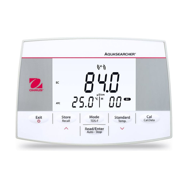 Ohaus AQUASEARCHER Benchtop Meters AB23EC-F,  0.0 – 199.9 μs/cm x ± .1%