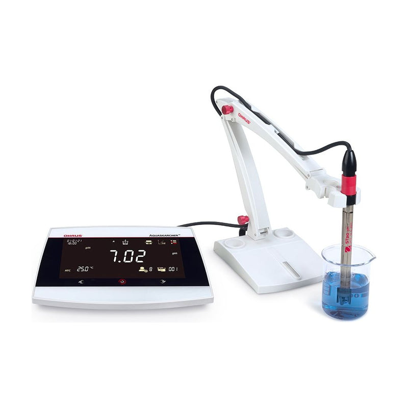 Ohaus AQUASEARCHER pH Bench Meter AB33PH-F,  -5 °C – 110 °C;-2.00 – 16.00 pH;-2000.00 – +2000.00 mV