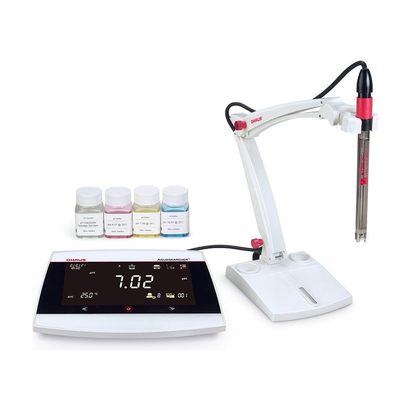 Ohaus AQUASEARCHER pH Bench Meter AB33PH-F,  -5 °C – 110 °C;-2.00 – 16.00 pH;-2000.00 – +2000.00 mV