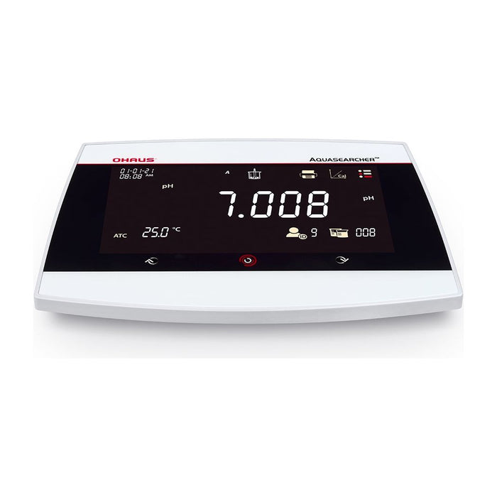 Ohaus AQUASEARCHER pH Bench Meter AB41PH-B,  -2.000 – 20.000 pH;-10.0 °C – 125.0 °C;-2000.00 – +2000.00 mV