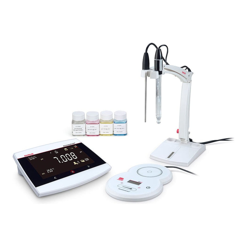 Ohaus AQUASEARCHER pH Bench Meter AB41PH-F,  -2.000 – 20.000 pH;-10.0 °C – 125.0 °C;-2000.00 – +2000.00 mV