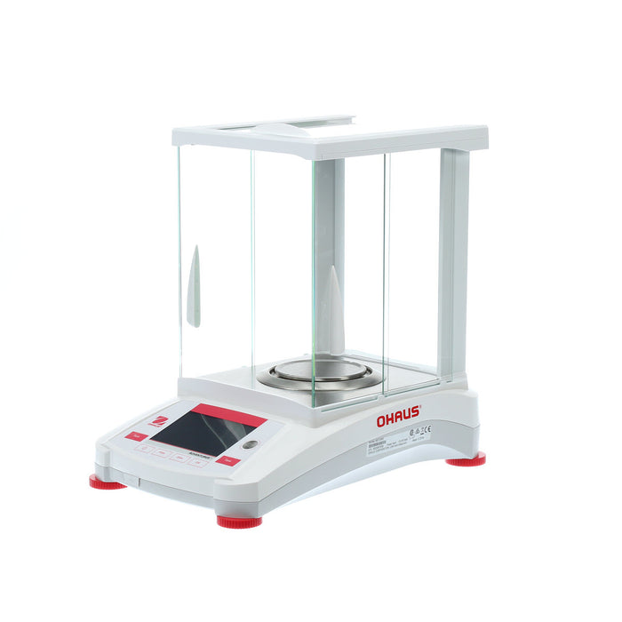 Ohaus Adventurer Electronic Balance Analytical, AX124 Stainless Steel, 120 g x 0.1 mg - Libertyscales