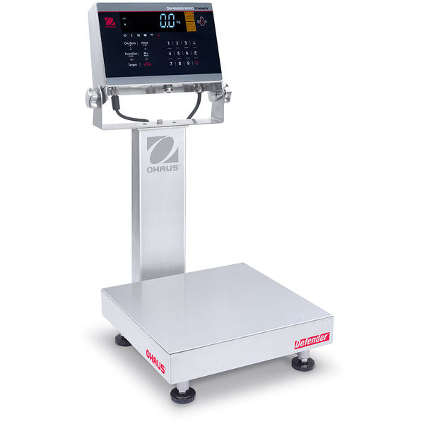 Ohaus Defender 6000 Washdown Bench Scale i-D61XWE25WQR6, Legal for Trade, 50 lb x 0.002 lb