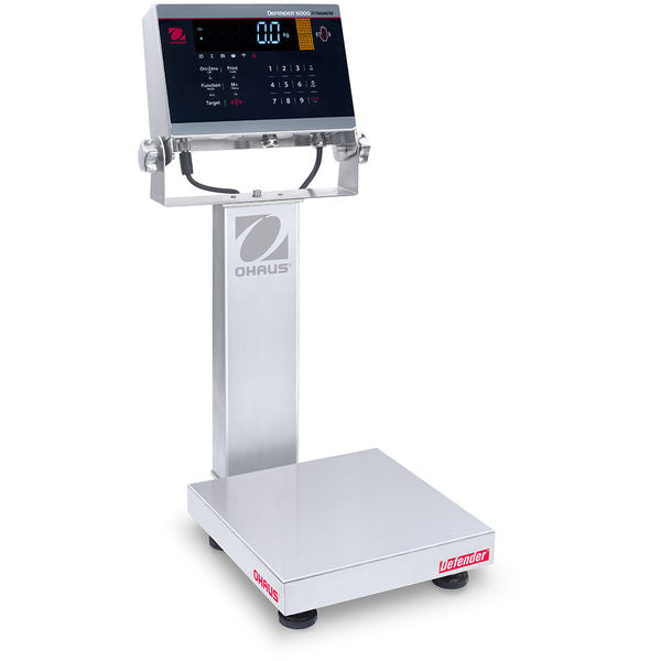Ohaus Defender 6000 Washdown Bench Scale i-D61XWE5WQS6, Legal for Trade, 10 lb x 0.0005 lb