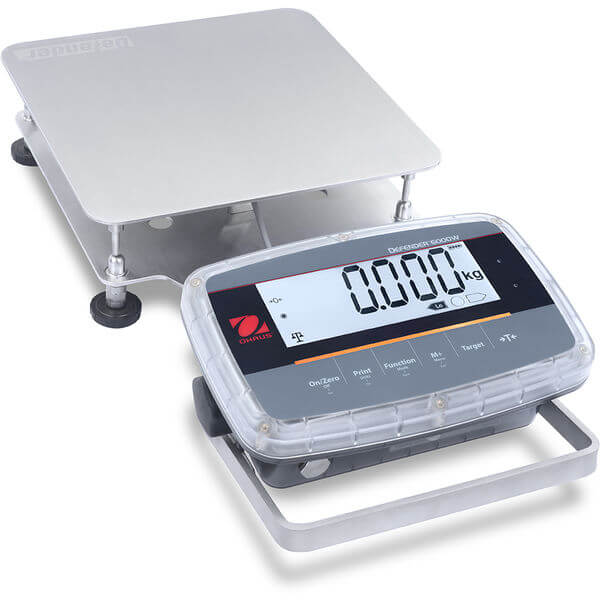 Ohaus Defender 6000 Washdown Bench Scale i-D61PW25K1R5, Legal for Trade, 50 lb x 0.005 lb