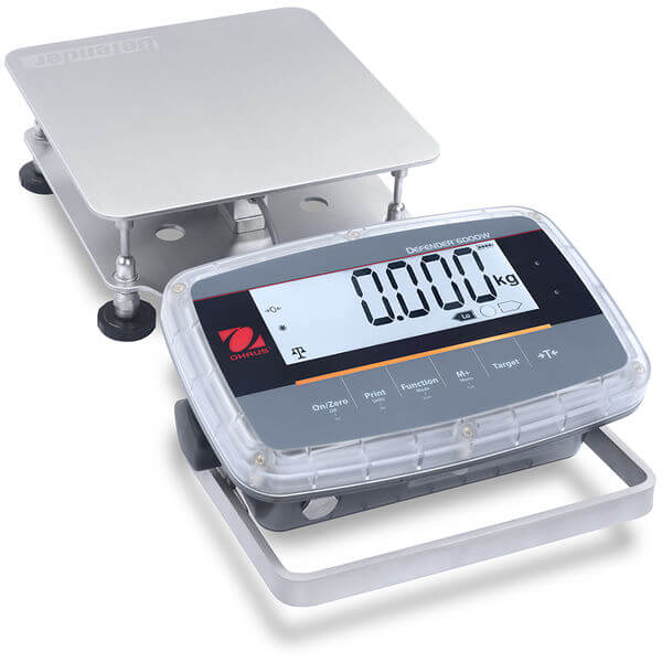 Ohaus Defender 6000 Washdown Bench Scale i-D61PW5K1S5, Legal for Trade, 10 lb x 0.001 lb