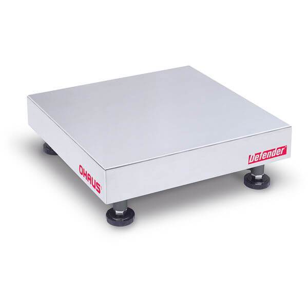 Ohaus 12"x 12" Defender Bases D50RQR, Stainless Steel 100lb x 50kg