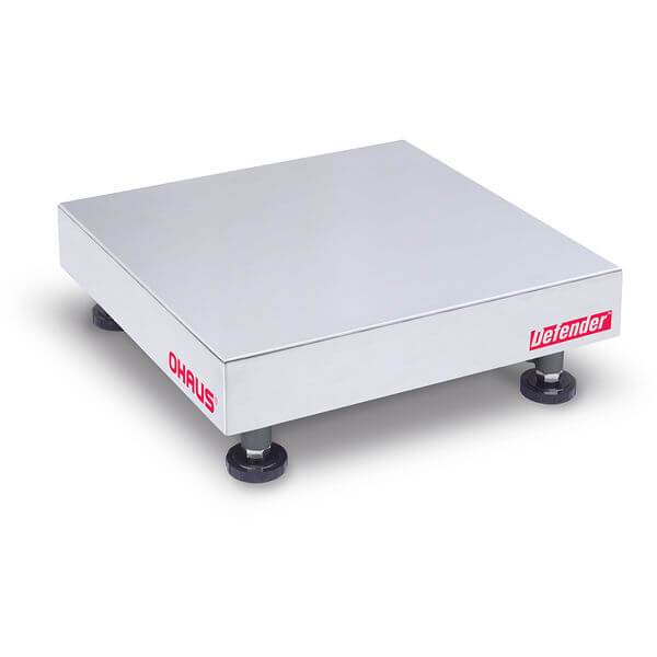 Ohaus 12"x 12" Defender Bases D25RQR, Stainless Steel 50lb x 25kg