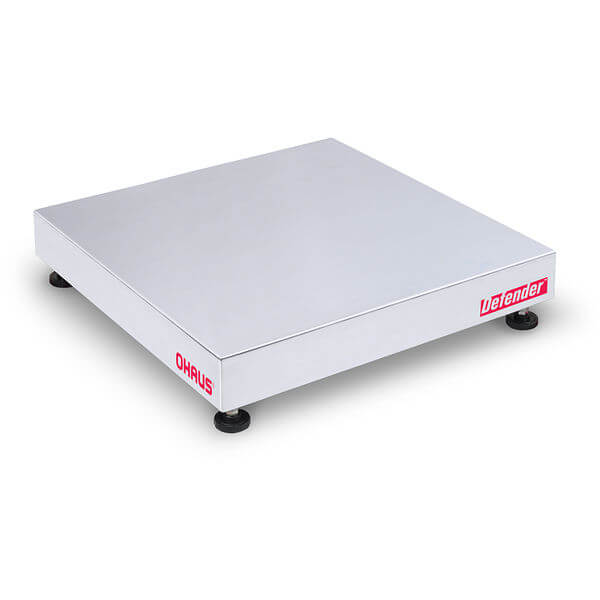 Ohaus 24"x 24" Defender Bases D50RQV, Stainless Steel 100lb x 50kg