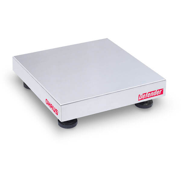 Ohaus 10"x 10" Defender Bases D2WQS, Stainless Steel 5lb x 2.5kg