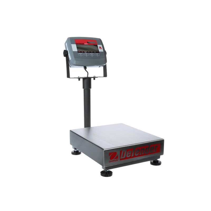 Ohaus 14" x 12" Defender 3000 D32XW60VR Legal For Trade 132 lbs x .05 lb - Libertyscales