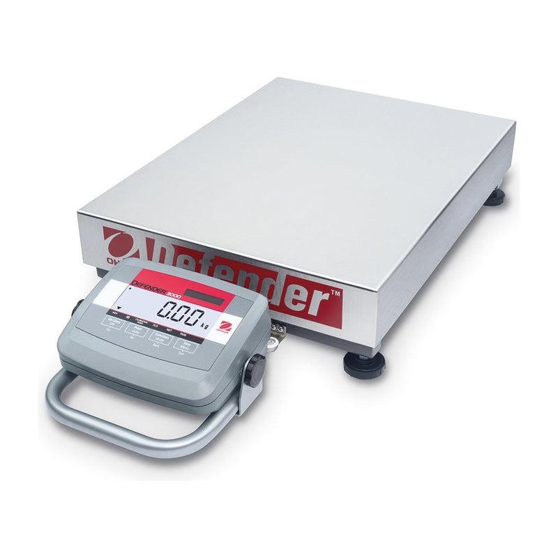 Ohaus 21.7" x 16.5" Defender 3000 D31P150BL5 Legal For Trade 330 lbs x 0.1lb
