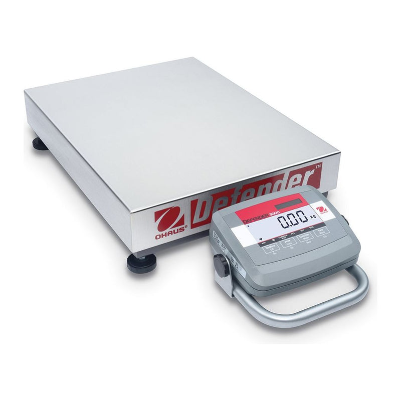Ohaus 21.7" x 16.5" Defender 3000 D31P150BL5 Legal For Trade 330 lbs x 0.1lb