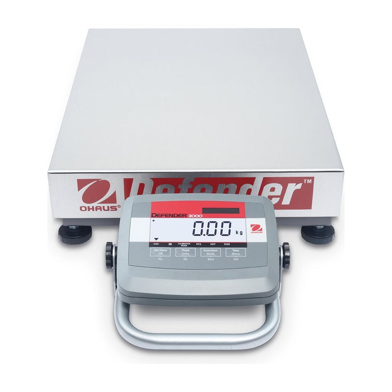 Ohaus 21.7" x 16.5" Defender 3000 D31P150BL5 Legal For Trade 330 lbs x 0.1lb