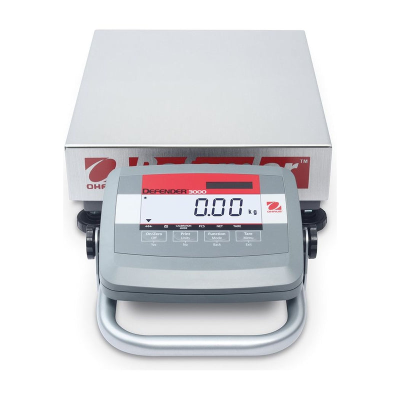 Ohaus 14" x 12" Defender 3000 D31P30BR5 Legal For Trade 66 lbs x 0.02lb