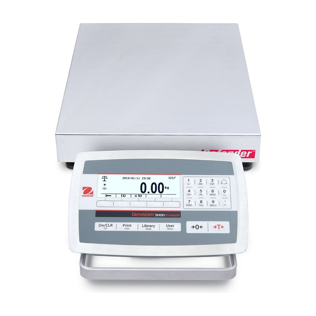 Ohaus 12"x12" Bench Scale, D52XW25RQR5 50 lb x 0.002 lb