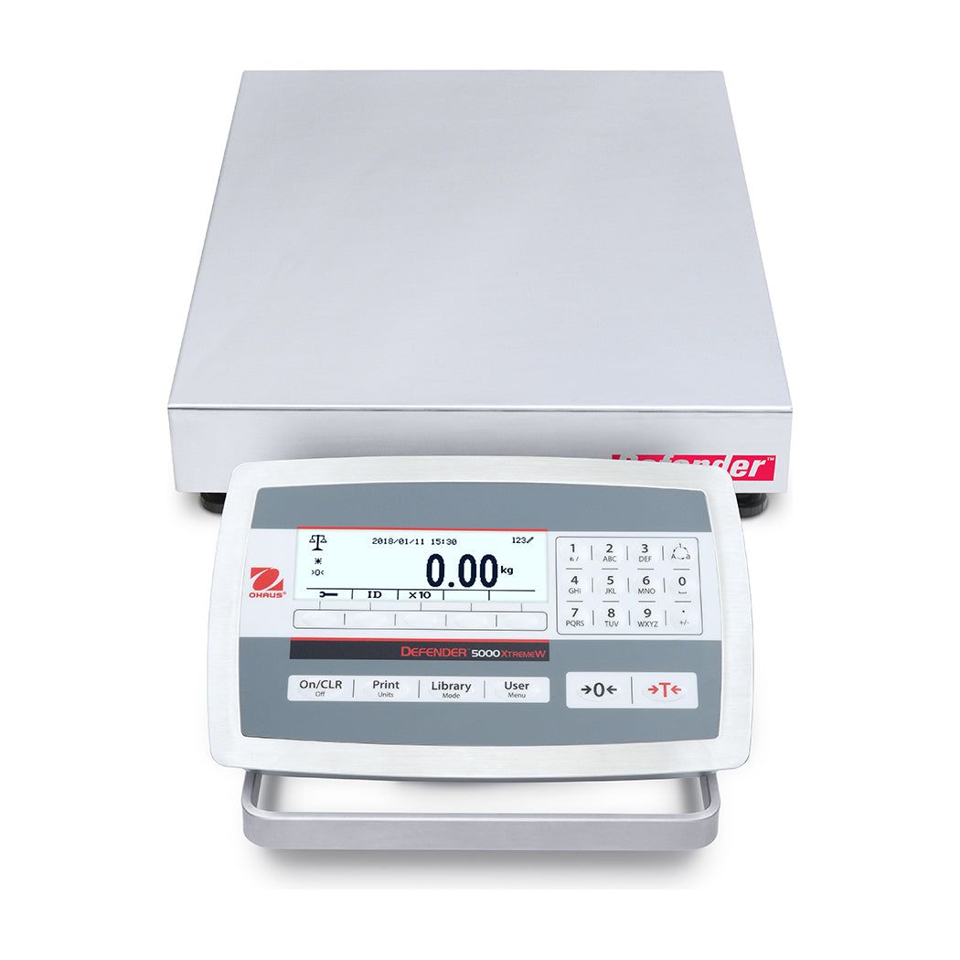 Ohaus 12"x12" Bench Scale, D52XW12RQR5 25 lb x 0.001 lb