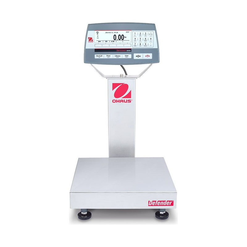 Ohaus 12"x12" Bench Scale, D52P50RQR1 100lbx50kg