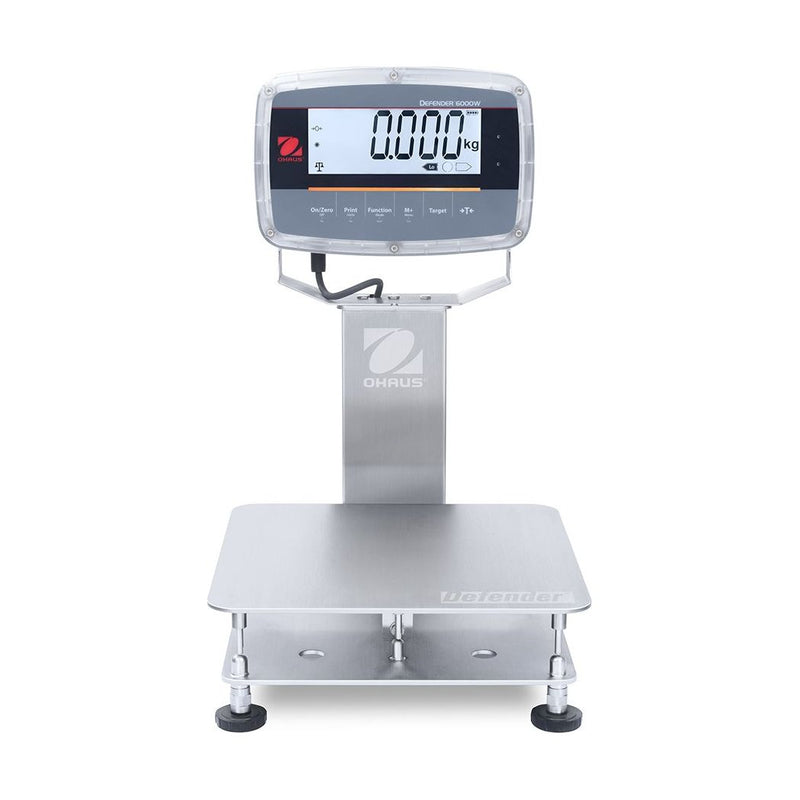 Ohaus Defender 6000 Washdown Bench Scale i-D61PW25K1R6, Legal for Trade, 50 lb x 0.005 lb