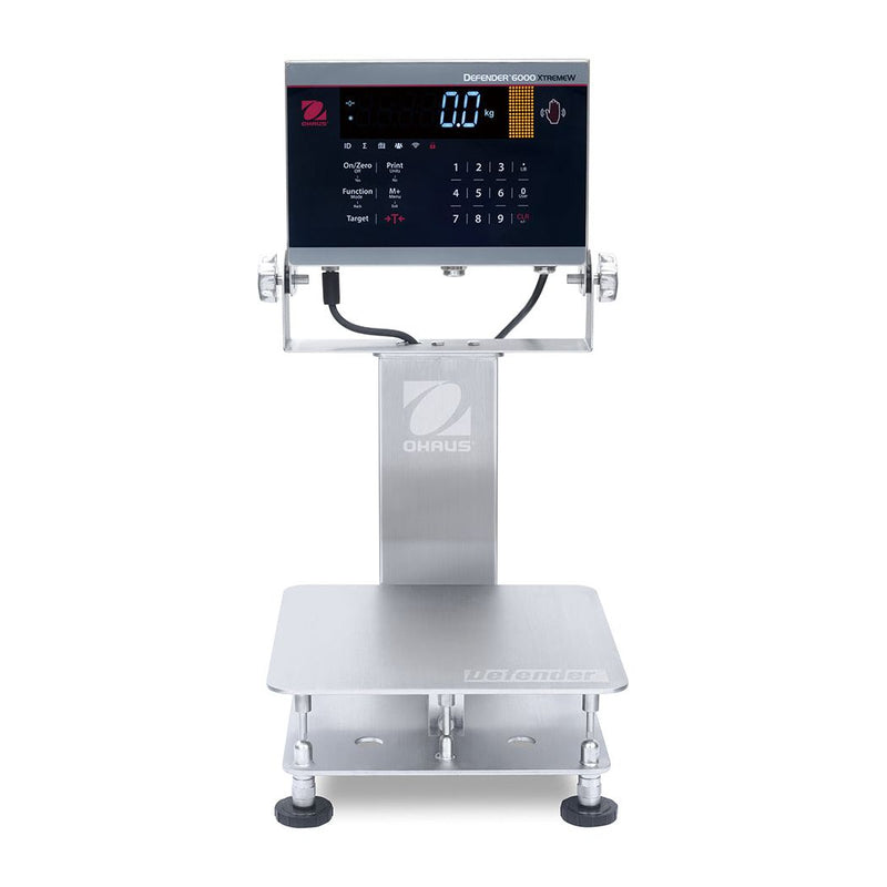 Ohaus Defender 6000 Washdown Bench Scale i-D61XWE5K1S6, Legal for Trade, 10 lb x 0.001 lb