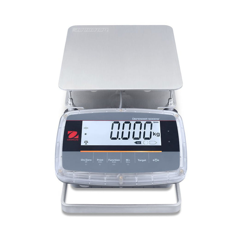 Ohaus Defender 6000 Washdown Bench Scale i-D61PW25K1R5, Legal for Trade, 50 lb x 0.005 lb