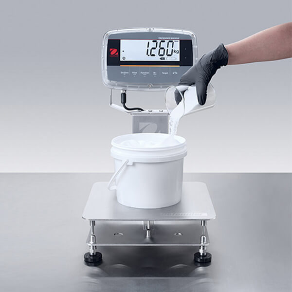 Ohaus Defender 6000 Washdown Bench Scale i-D61PW5K1S5, Legal for Trade, 10 lb x 0.001 lb