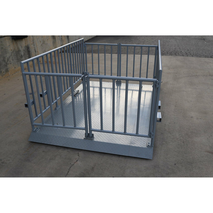 LS-930-5’x7’  ( 60” x 84” ) Platform Cage System Portable Livestock Animal Weighing Scale