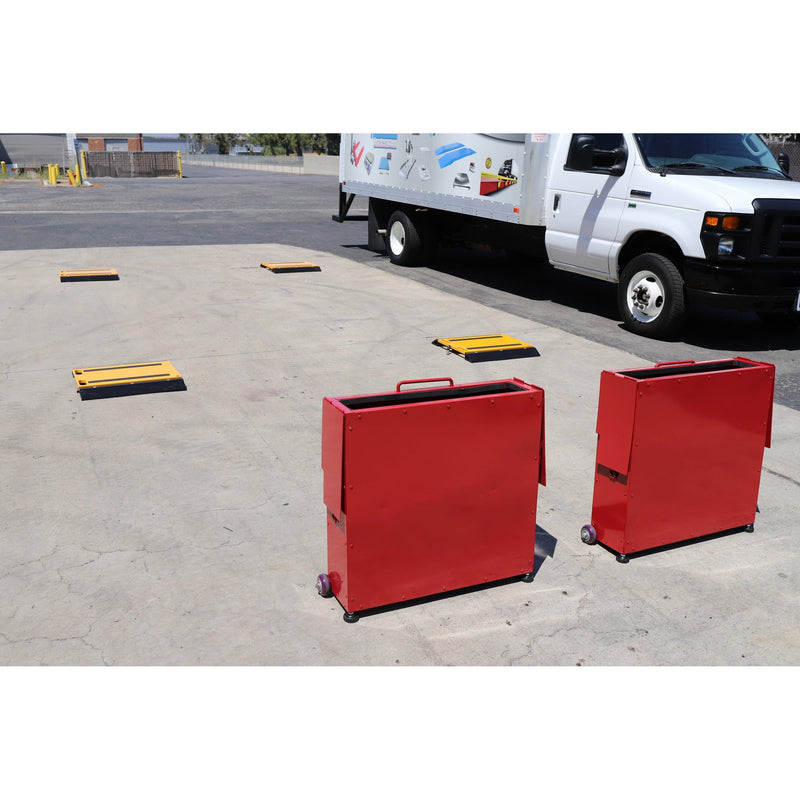 weigh pad system with portable case