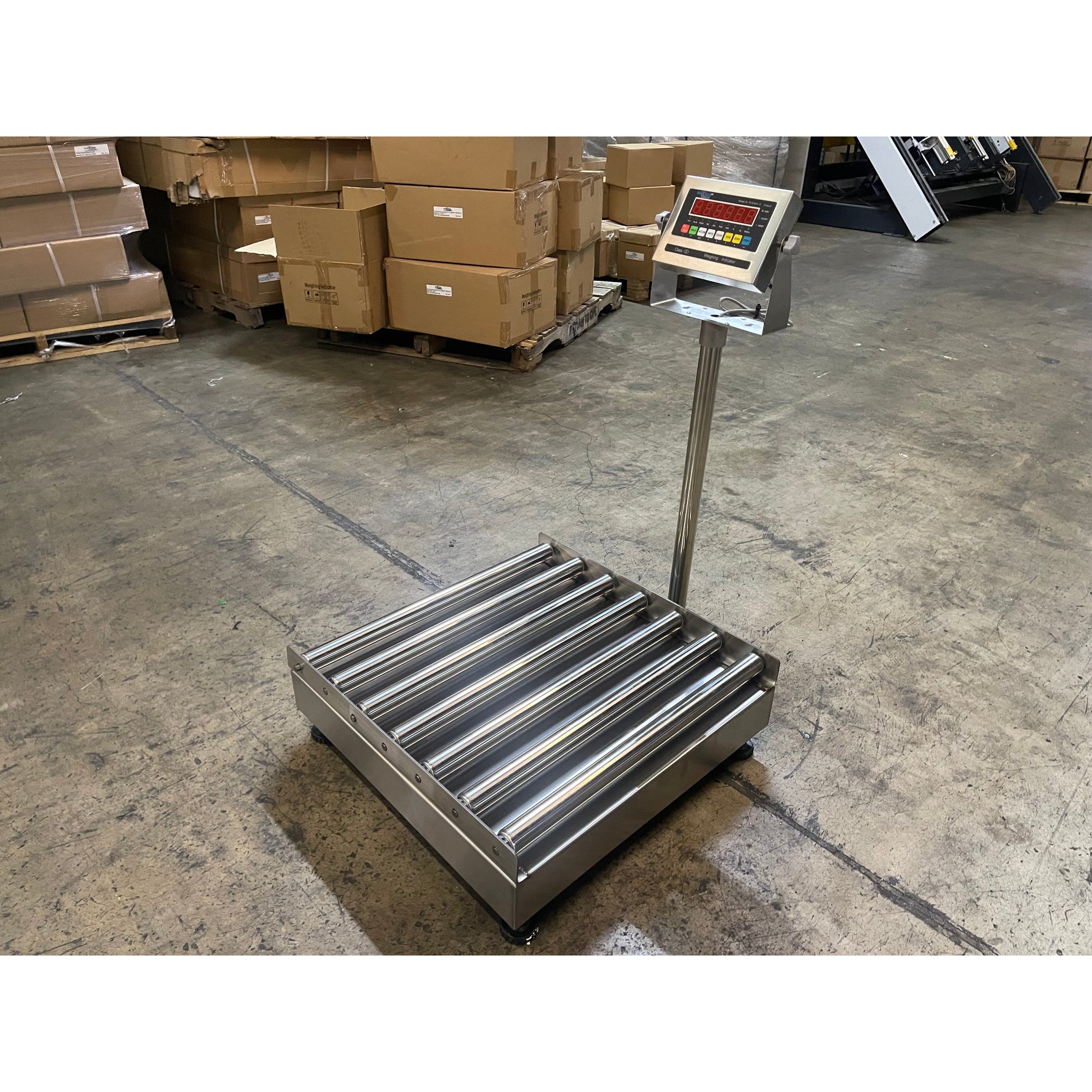 Portable Bench Scales with Wheels & Backrail | Precision Weighing ...