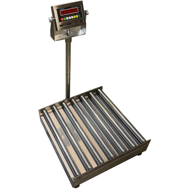 Benchstop Scale Portable Bench Scales with Wheels & Backrail | Precision Weighing ...