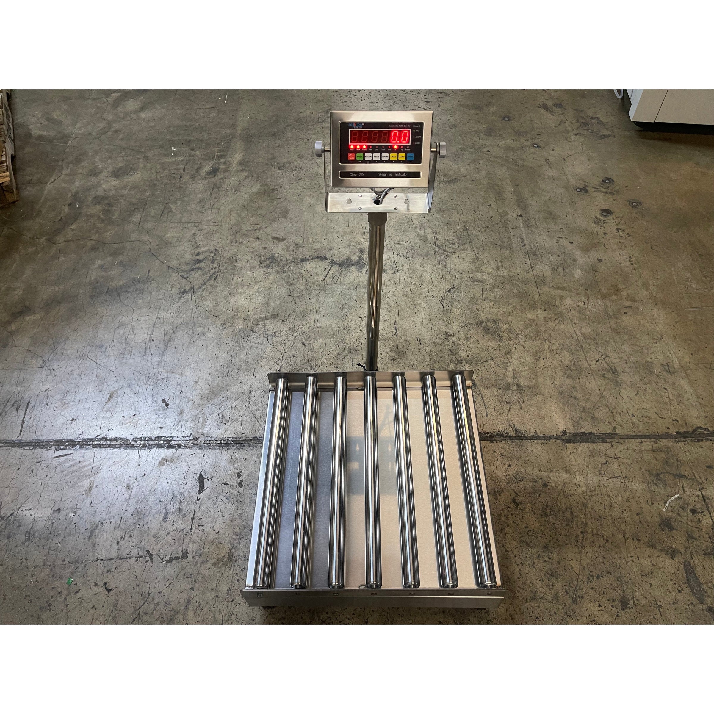 Portable Bench Scales with Wheels & Backrail | Precision Weighing ...