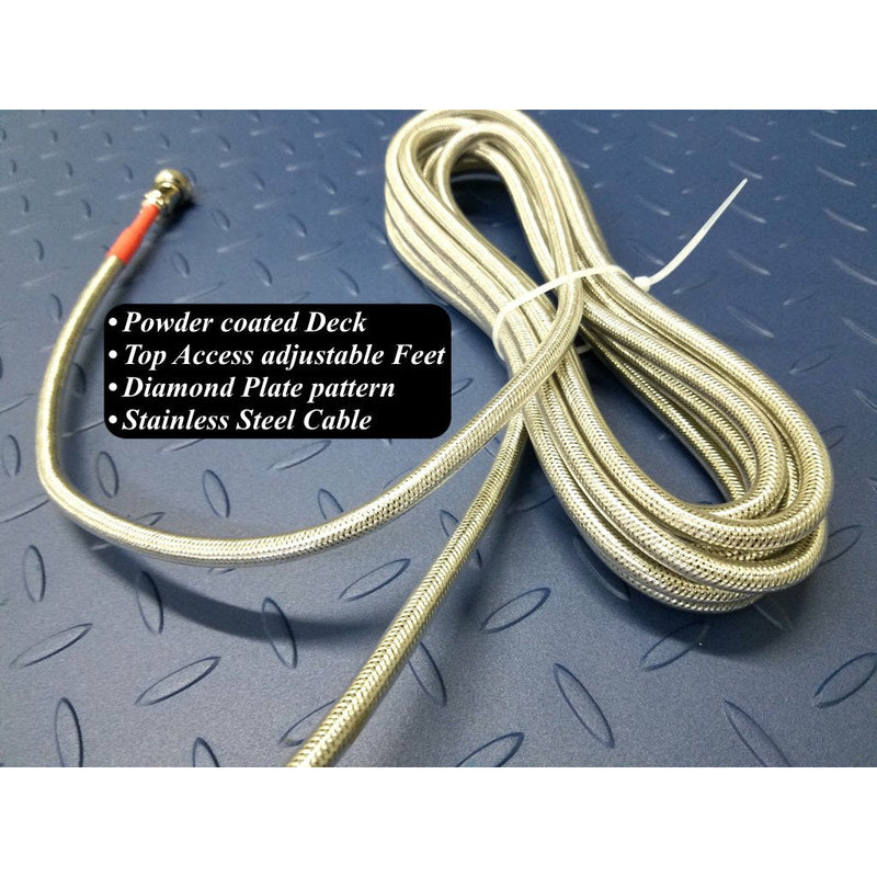 Liberty LS-800-4x4-5-SS-LED  NTEP Legal Industrial warehouse 48" x 48" 4' x 4' Floor scale 5000 x 1 lb