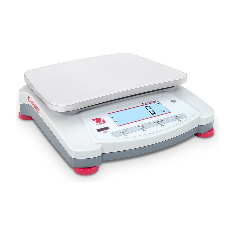 Ohaus 6.9"x9.1" NVT Series Portable Balances NVT6200 6200 g x 1 g