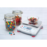 Ohaus 5.7"x7.5 NV Series Portable Balances NV221 220g x 0.1 g