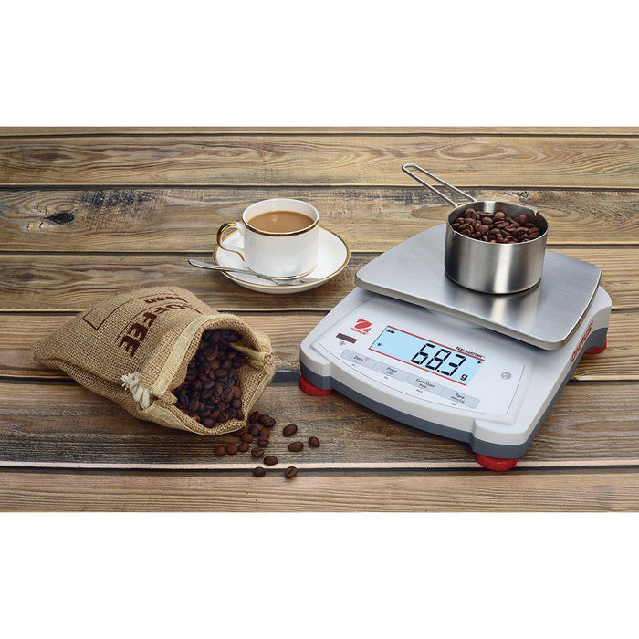 Ohaus 6.9"x9.1" NVT Series Portable Balances NVT4201 4200 g x 0.1 g