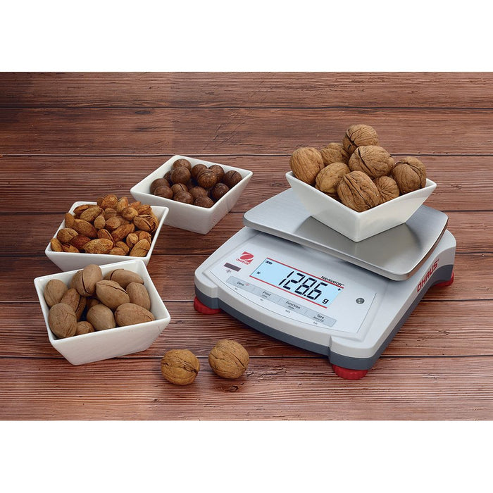 Ohaus 6.9"x9.1" NVT Series Portable Balances NVT2201 2200 g x 0.1 g