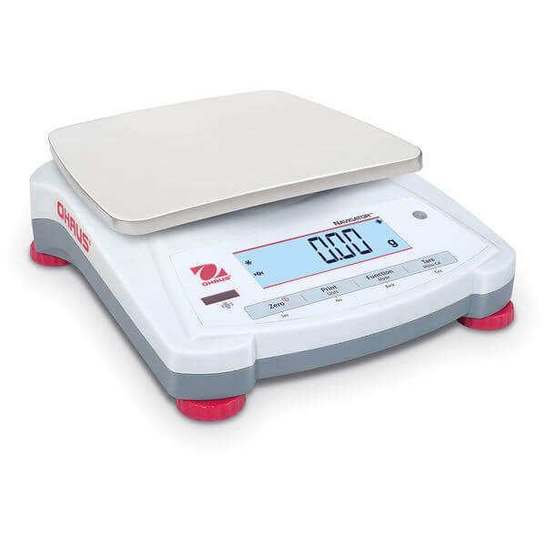 Ohaus 5.7"x 7.5" NV Series Portable Balances NV3202 3200 g x 0.01 g