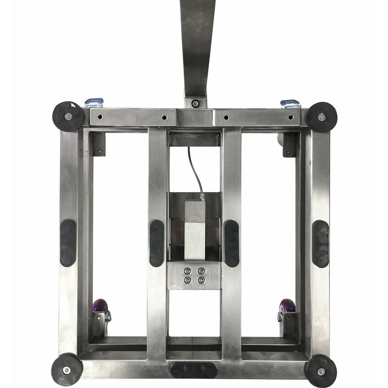 LS-915-SSBW NTEP Stainless Steel Wash-down Bench Scale with Wheels and Backrail + Software!