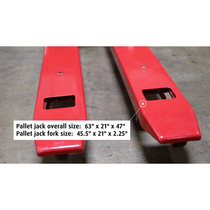 Liberty LS-5000-E-Narrow Pallet Jack Scale for European Pallet or Smaller Pallets