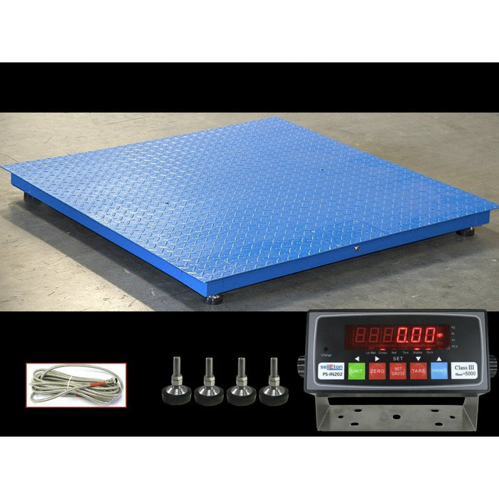 Industrial Floor Scale for Sale - 4'X4' and 10,000 LB X 1 LB | Pallets ...