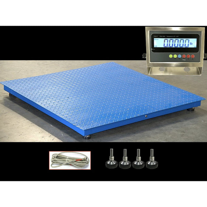 Industrial Floor Scale for Sale - 4'X4' and 10,000 LB X 1 LB | Pallets ...