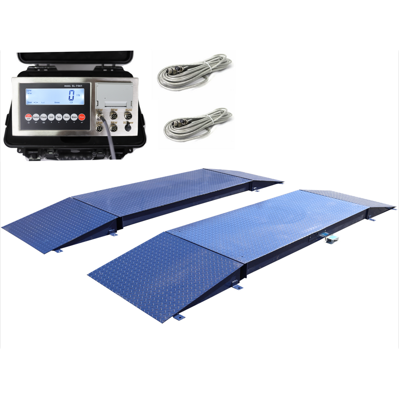 Liberty LS-60KX Heavy Duty 7' Truck Axle Scale with 60,000 lbs capacity