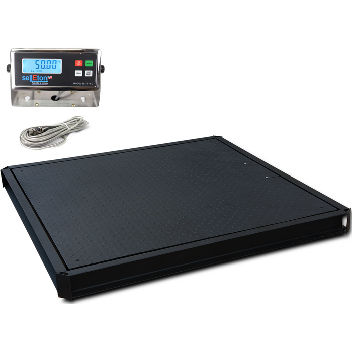 Liberty 72" x 72" ( 6' x 6' ) Floor Scale with Pit Frame, for above & in-ground use