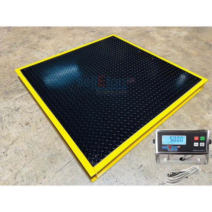 Liberty 24" x 24" ( 2' x 2' ) Floor Scale with Pit Frame, for above & in-ground use.
