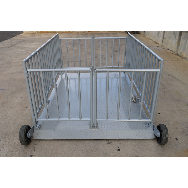 LS-930-5’x7’  ( 60” x 84” ) Platform Cage System Portable Livestock Animal Weighing Scale